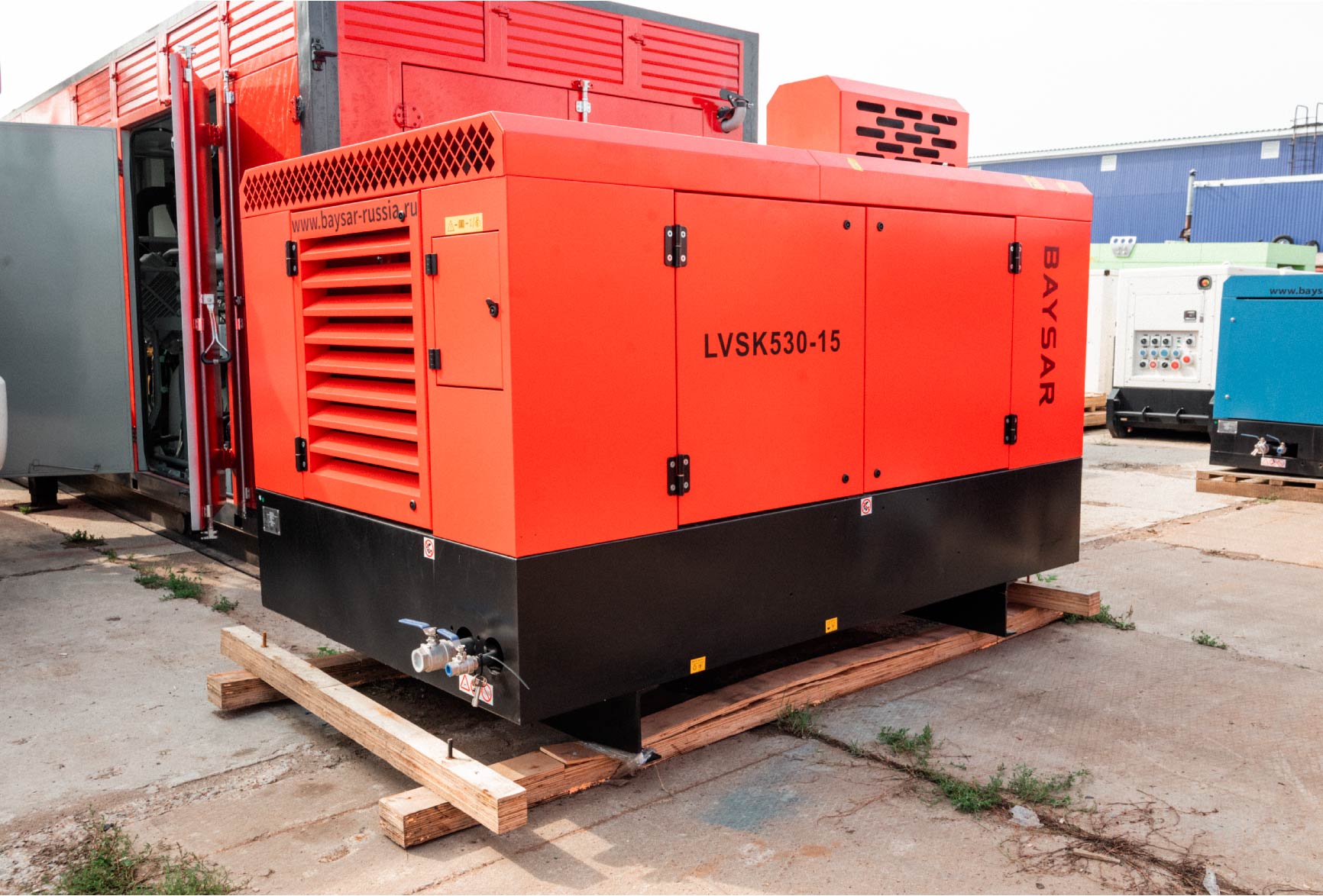 Дизельный компрессор BAYSAR LVSK 530-15