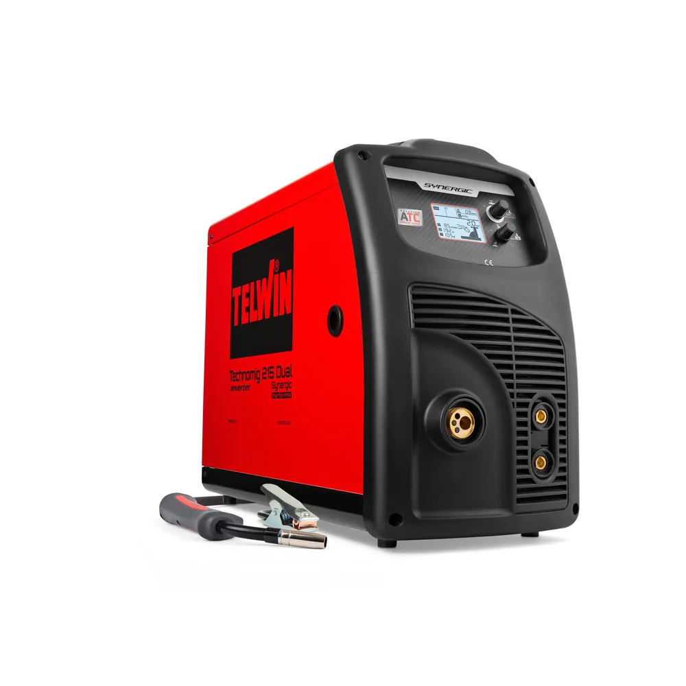 Сварочный полуавтомат Telwin TECHNOMIG 215 DUAL SYNERGIC 230V
