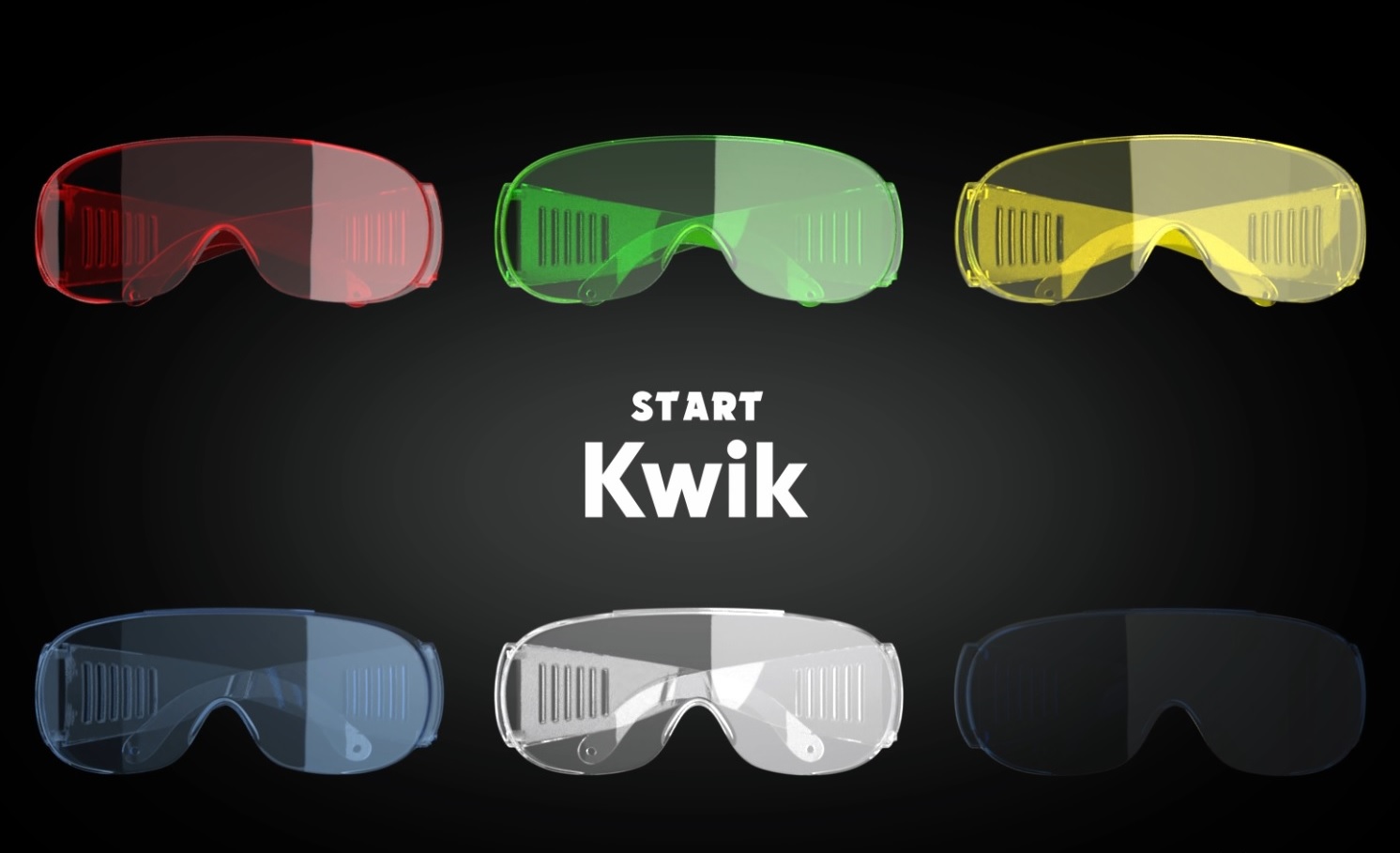 Очки защитные желтые START KWIK