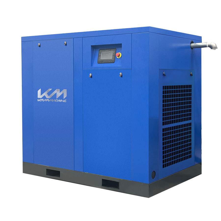 Винтовой электрический маслозаполненный компрессор KraftMachine КМ55-8пВ ЧРП Jiangtian (IP 55)