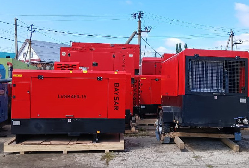 Дизельный компрессор BAYSAR LVSK 460-15