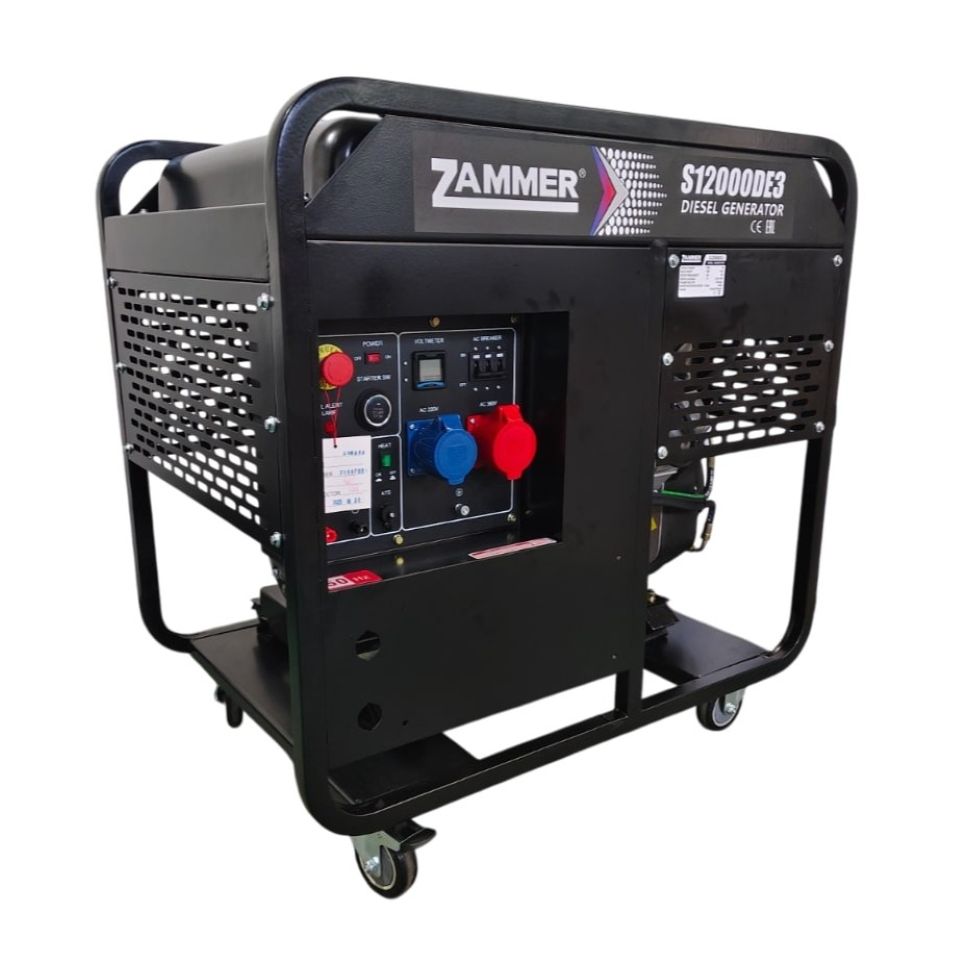 Дизельный генератор Zammer S12000DE3
