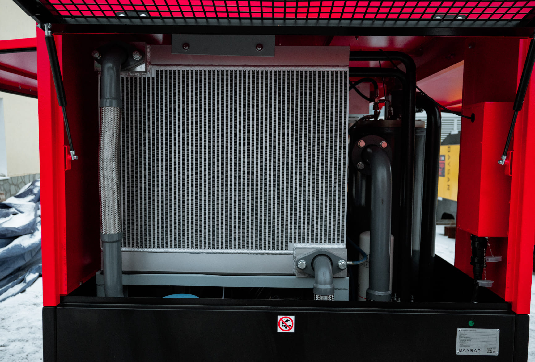 Дизельный компрессор с доохладителем BAYSAR SDPK750S