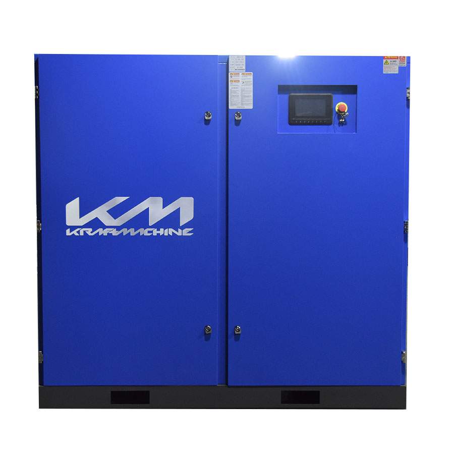 Винтовой электрический маслозаполненный компрессор KraftMachine КМ90-8пВ ЧРП Jiangtian (IP 55)