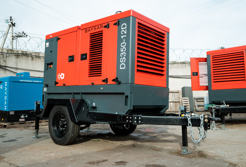 Дизельный компрессор BAYSAR DS350-12D