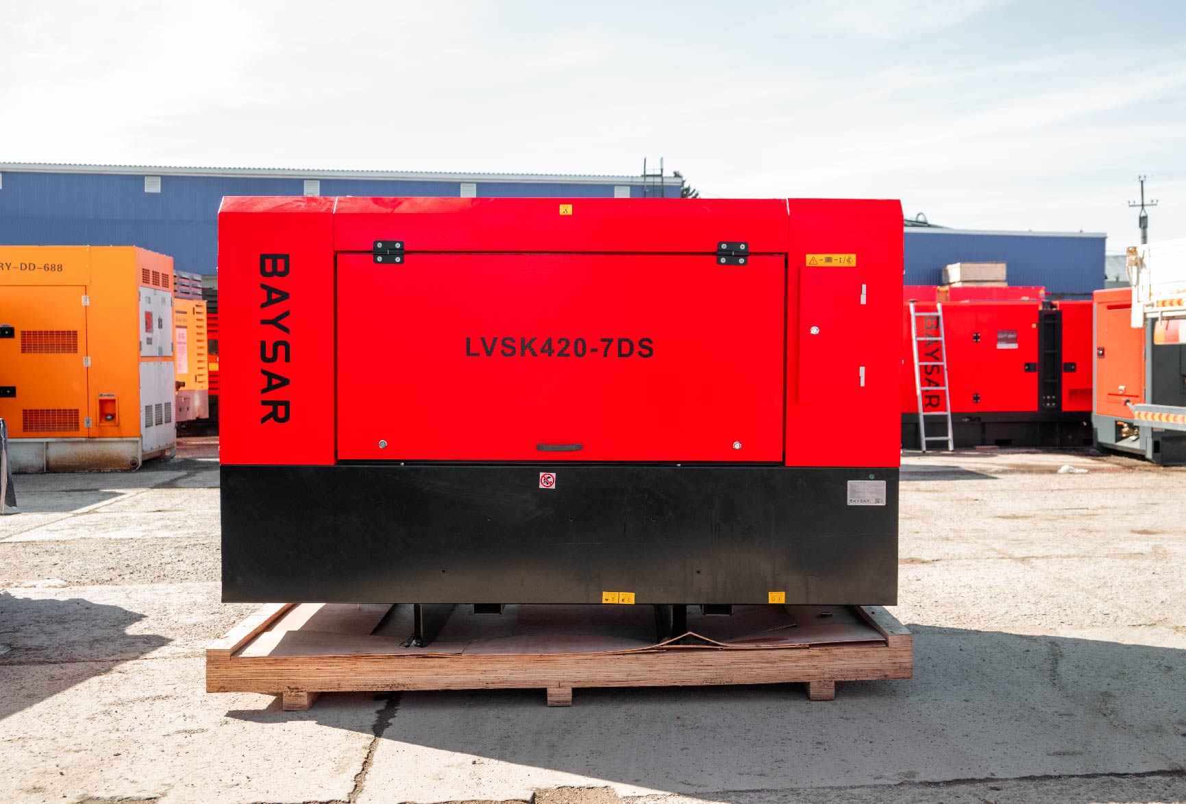 Дизельный компрессор BAYSAR LVSK420-7DS