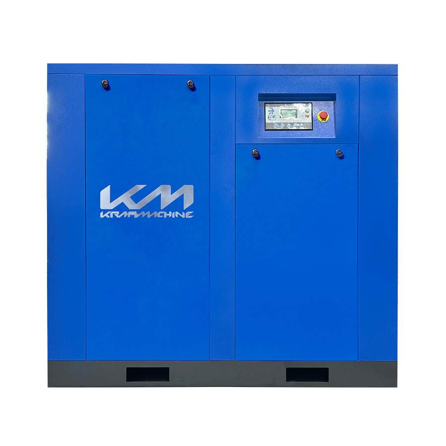 Винтовой электрический маслозаполненный компрессор KraftMachine КМ37-10рВ ЧРП SUMA (IP 55)