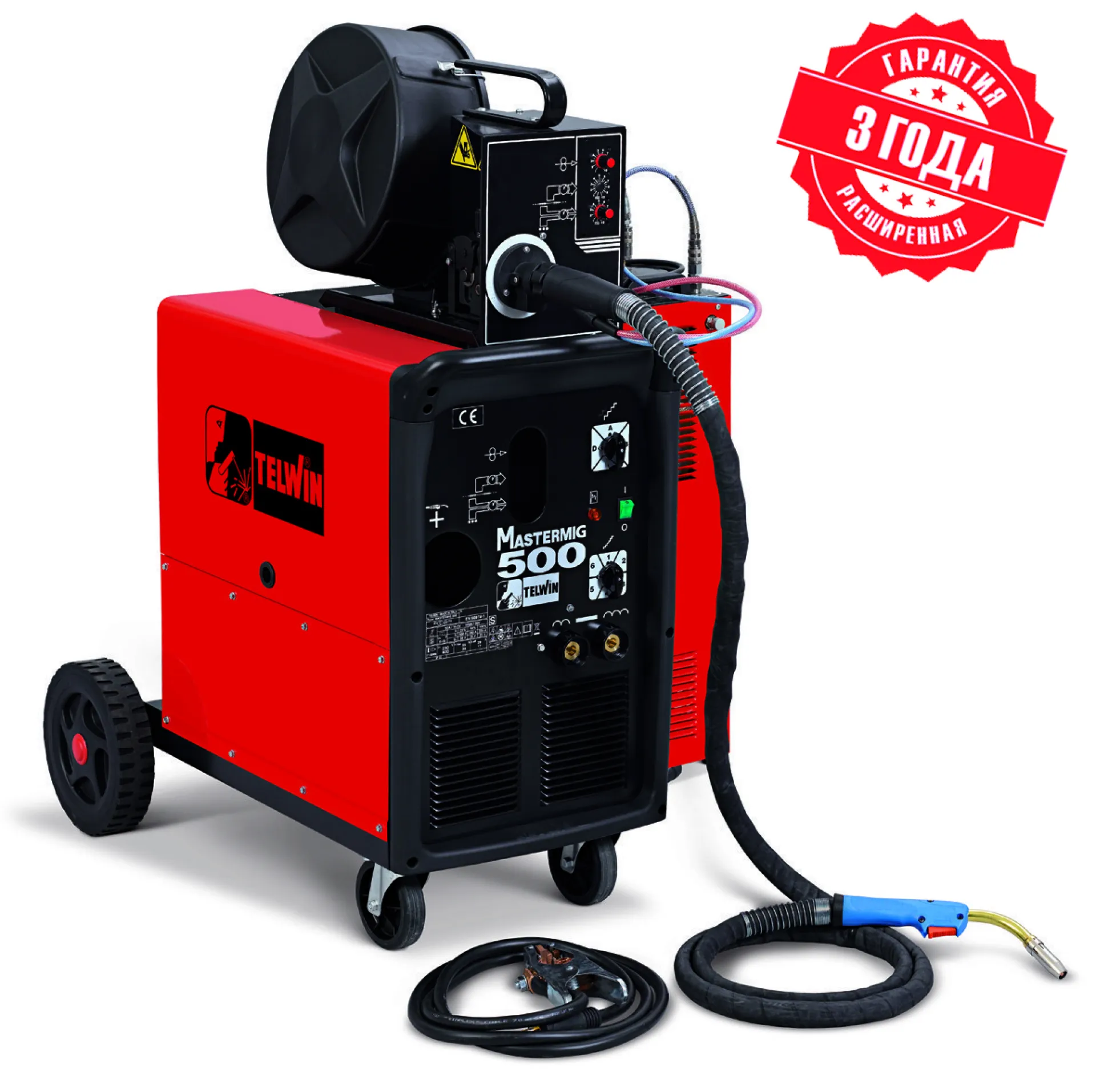 Сварочный полуавтомат Telwin MASTERMIG 500 400V AQUA