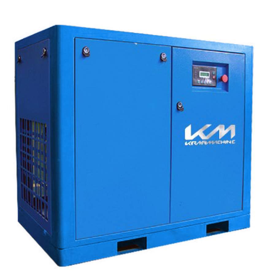 Винтовой электрический маслозаполненный компрессор KraftMachine КМ11-20рВ HTH + SUMA (IP 55)