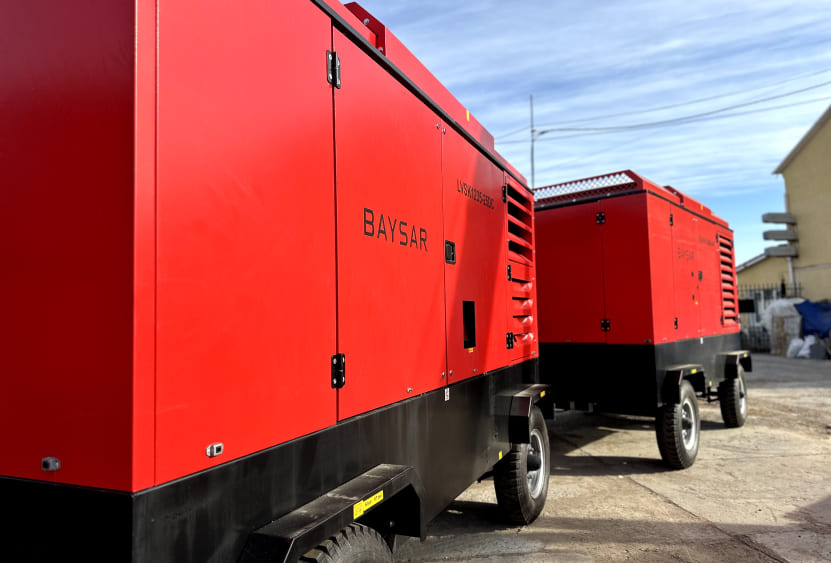 Дизельный компрессор BAYSAR LVSK1235-25DC