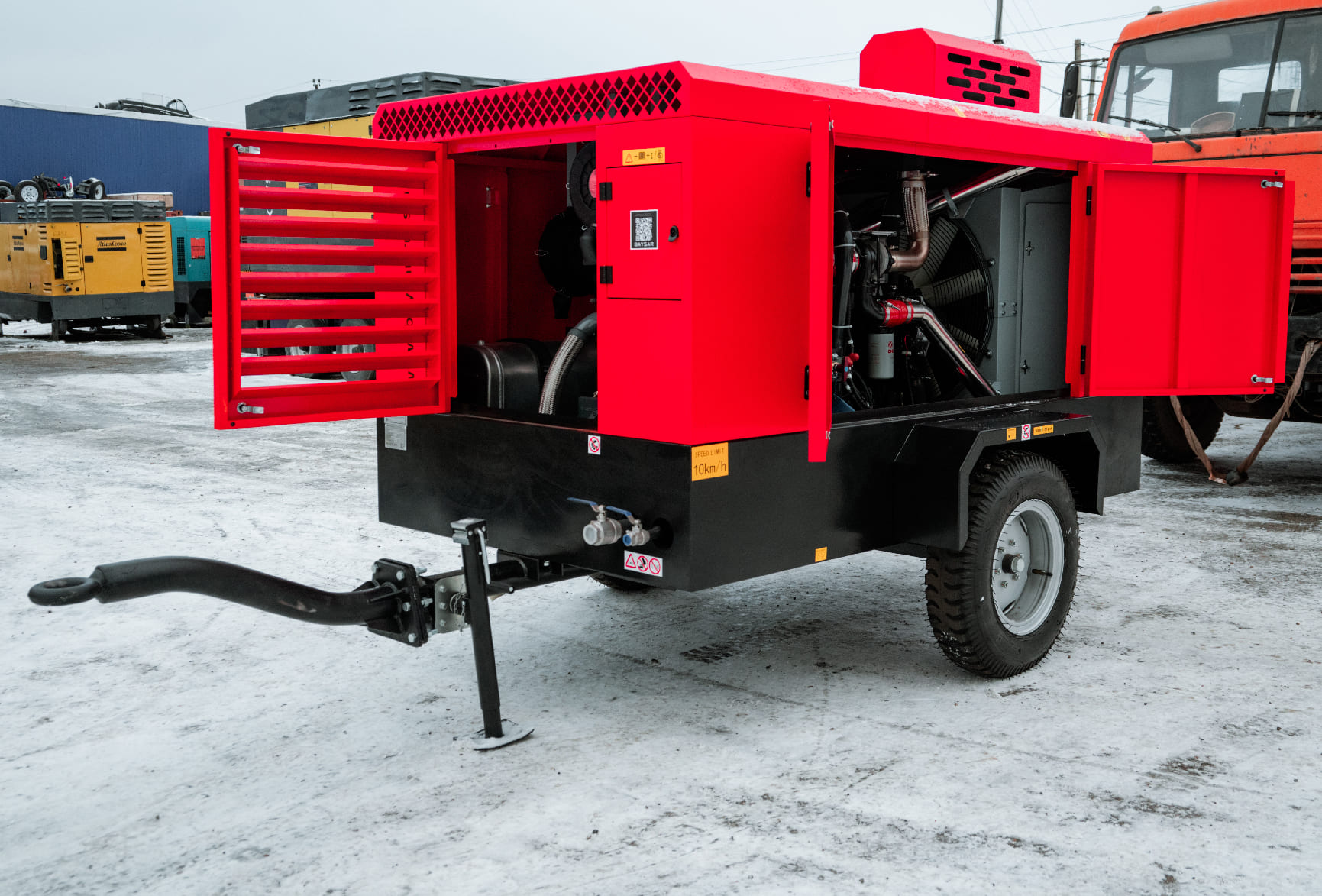 Дизельный компрессор BAYSAR LVSK 530-15DS