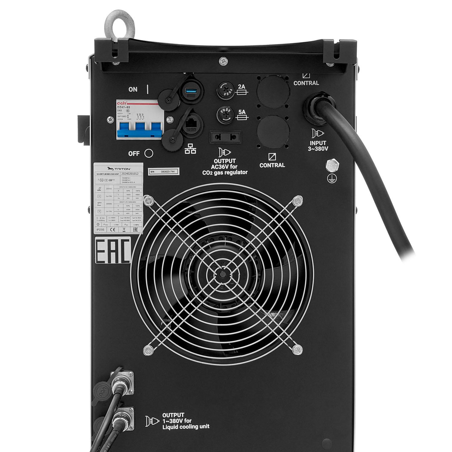 Полуавтомат для роботизированной сварки TRITON PROWAVE QUANTUM MIG 500 Synergic