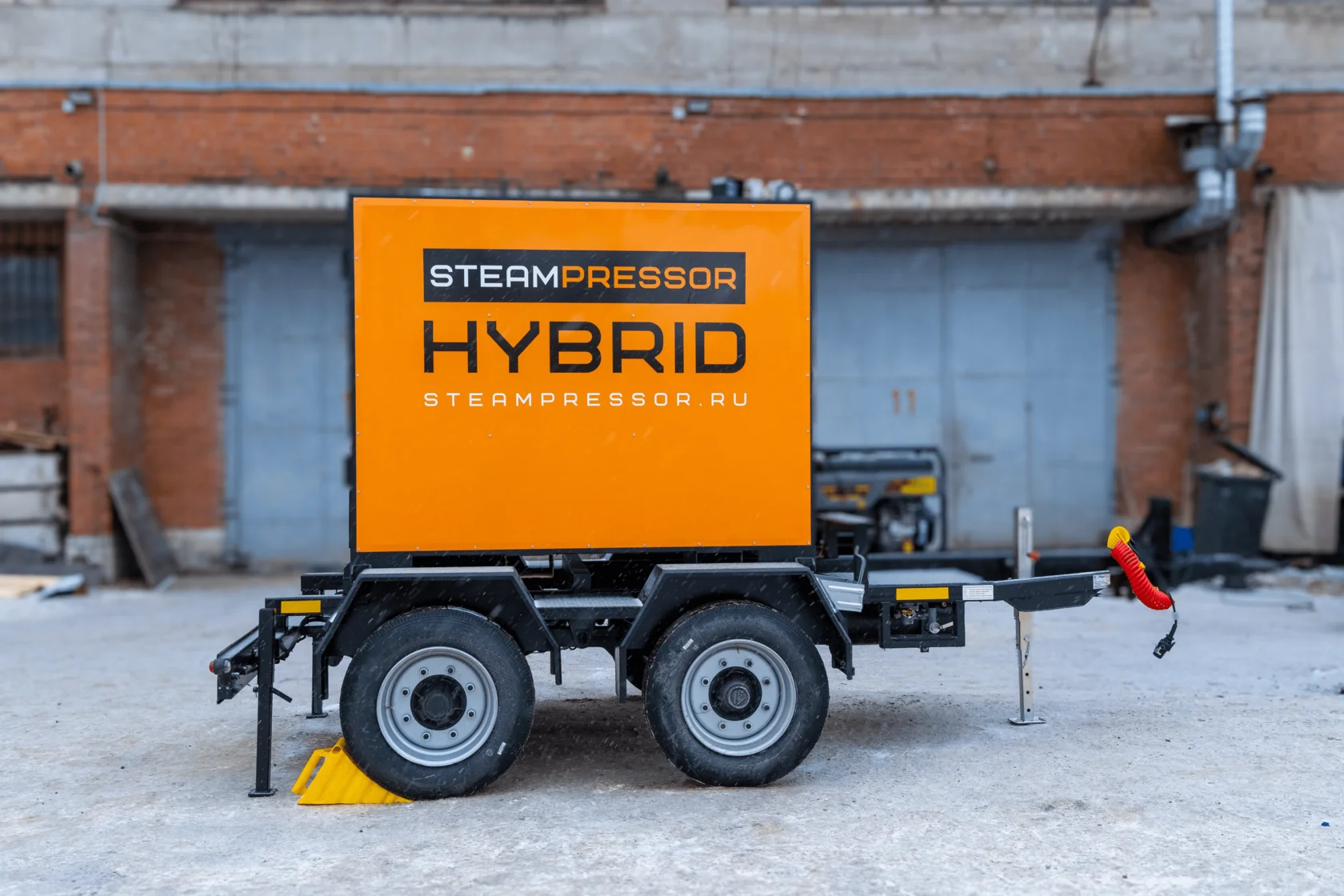 Парогенератор на прицепе STEAMRESSOR HYBRID SH-1