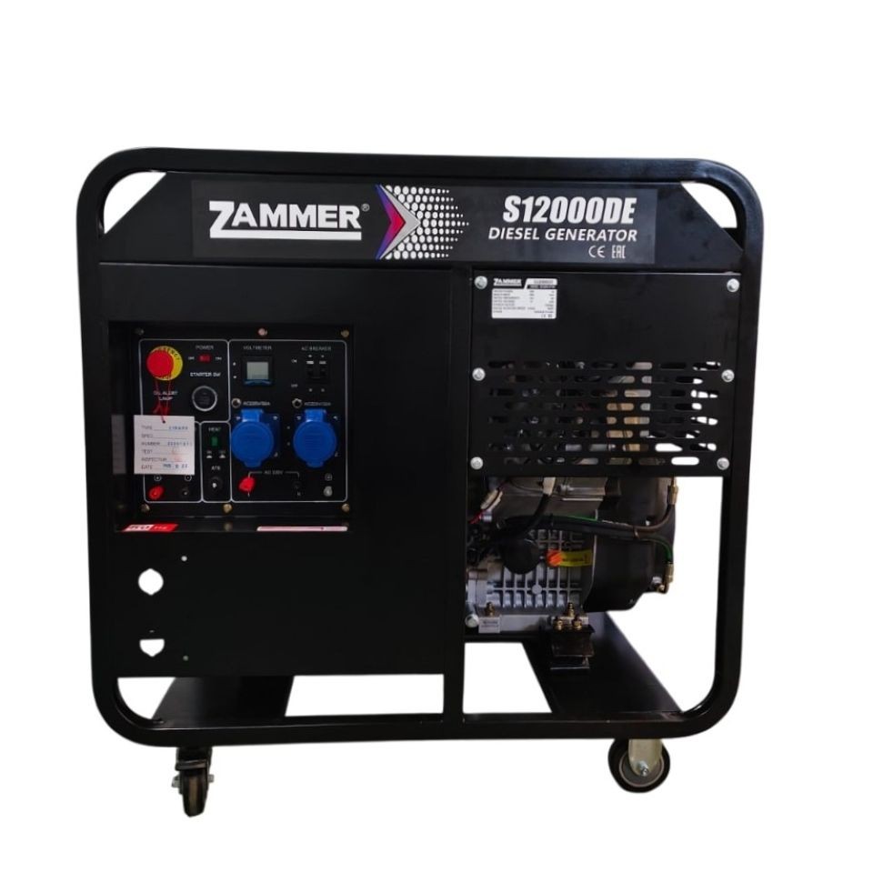 Дизельный генератор Zammer S12000DE