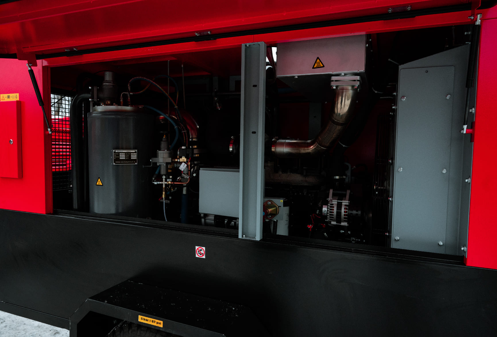 Дизельный компрессор с доохладителем BAYSAR SDPK750S