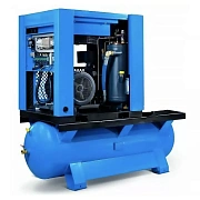 Винтовой маслозаполненный компрессор на ресивере KraftMachine КМ5,5-8рВ-500 Jiangtian (IP 55)