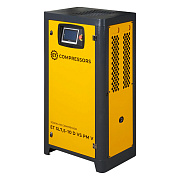 Компрессор без муфты с частотным регулированием производительности и двигателем на постоянных магнитах ET-Compressors SL 7,5-10 D VS PM (IP23) V вертикальное исполнение на ресивере 130 л