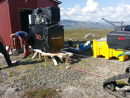 Поставка дизельного генератор RID 20. �10