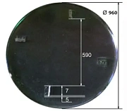 Диск для заглаживающей машины TSS DMD960